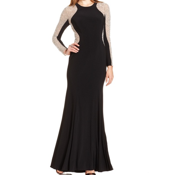 Xscape | Dresses | Xscape Black Nude 